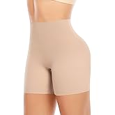 Werena Seamless Slip Shorts for Women Under Dress Shaping Boyshorts Panties Tummy Control Shapewear