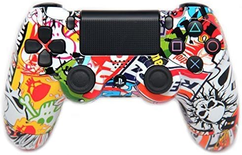 "Sticker Bomb" Ps4 Rapid Fire Modded Controller 35 mods COD Advanced Warfare, Destiny, Ghosts Rapid Fire QUICKSCOPE, JITTER, DROP SHOT, AUTO AIM ZOMBIE
