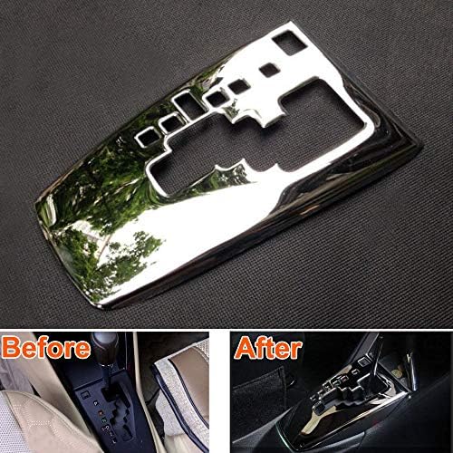 Chenghuaguo 1x Stainless Steel Car Interior Gear Shift Box Panel Plate Frame Cover Decoration Trim Styling Sticker Fit for Toyota Yaris 2014