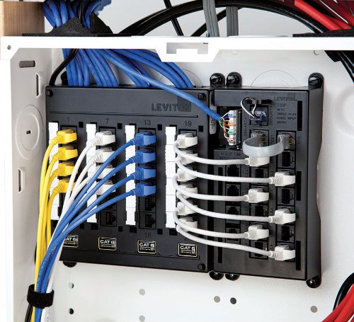 Leviton 476TL-T12 Telephone Input Distribution Panel ... rj 11 telephone jack wiring diagram 
