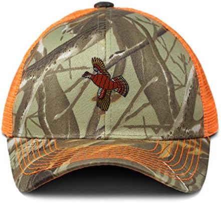帽子 Camo orange cross embroidered cap Camo Mesh Trucker Hat Christian Cross, Jesus Embroidery Cotton