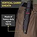 Grand Way Tactical Knife - Survival Fixed Blade Knife - Best Outdoor Military Knives for Camping Bushcraft or Self Defense - Large Stainless Steel Blade Full Tang Handle Tactical Knife 2802 T-B