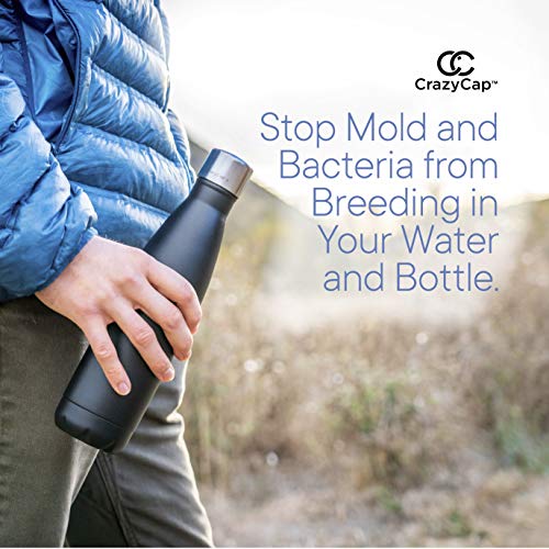 CrazyCap UV Water Bottle Purifier for Water Purification + Self