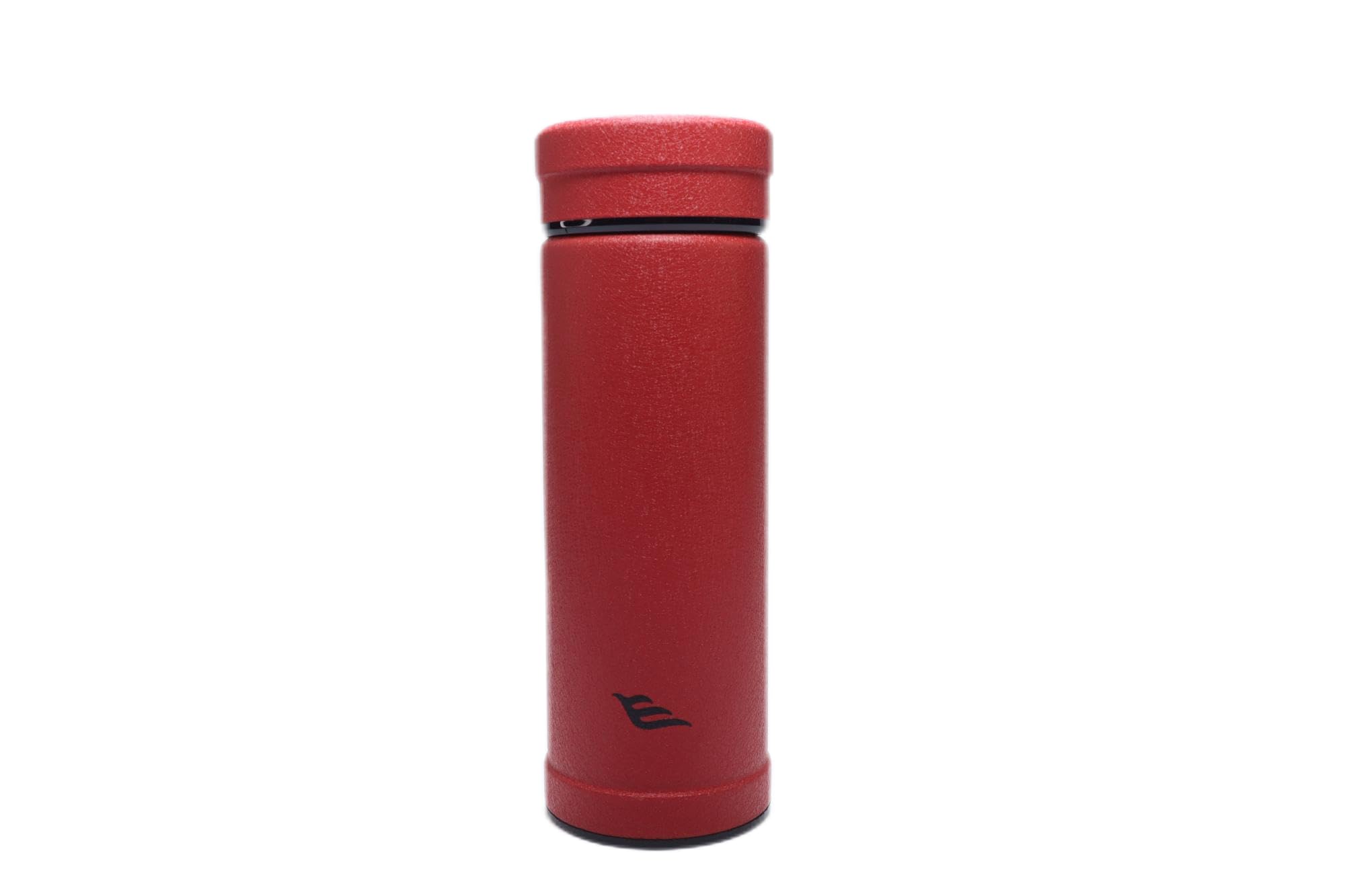 View 1 of 14oz/400ml Vacuum Insulated Bottle,Glass Vacuum Drinking Cup, glass lined thermos, stainless steel body,Glass vacuum liner inside(Chinese Red)