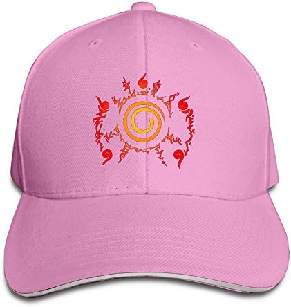 Naruto Ninetails Kyuubi Seal Adjustable Unisex Hats Baseball Hats Sanwich Bill Caps