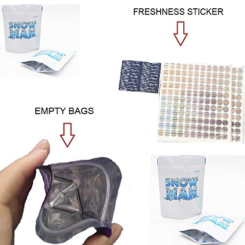 25 Pcs Cookies Pancakes Premium,HeatSeal Smellproof Mylar Bags
