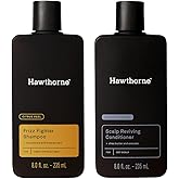 Hawthorne Ultra Nourishing Shampoo and Conditioner Set. Mens Curly Hair Shampoo and Conditioner Set with Frizz Fighter Shampoo and Scalp Reviving Conditioner. Sulfate Free, Paraben Free. 8 fl. oz each