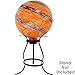 Sunnydaze 10-Inch Gazing Ball for Garden - Glass Gazing Globe for Outside - Garden Orb Yard Decor - Sunset Sky