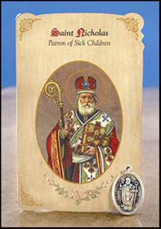 Amazon Com 6pc Patron Saints Of Healing St Nicholas Sick