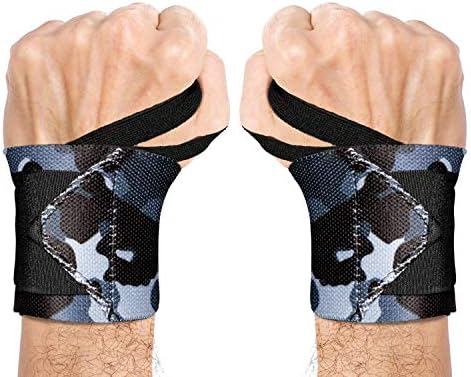 Darller Wrist Wraps Elastic Weightlifting Wrist Support Braces for Workouts, Crossfit, Powerlifting, Strength Training - Men Women