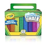 Crayola 48ct Sidewalk Chalk, 48 Assorted Crayola Colors, 2 Pack