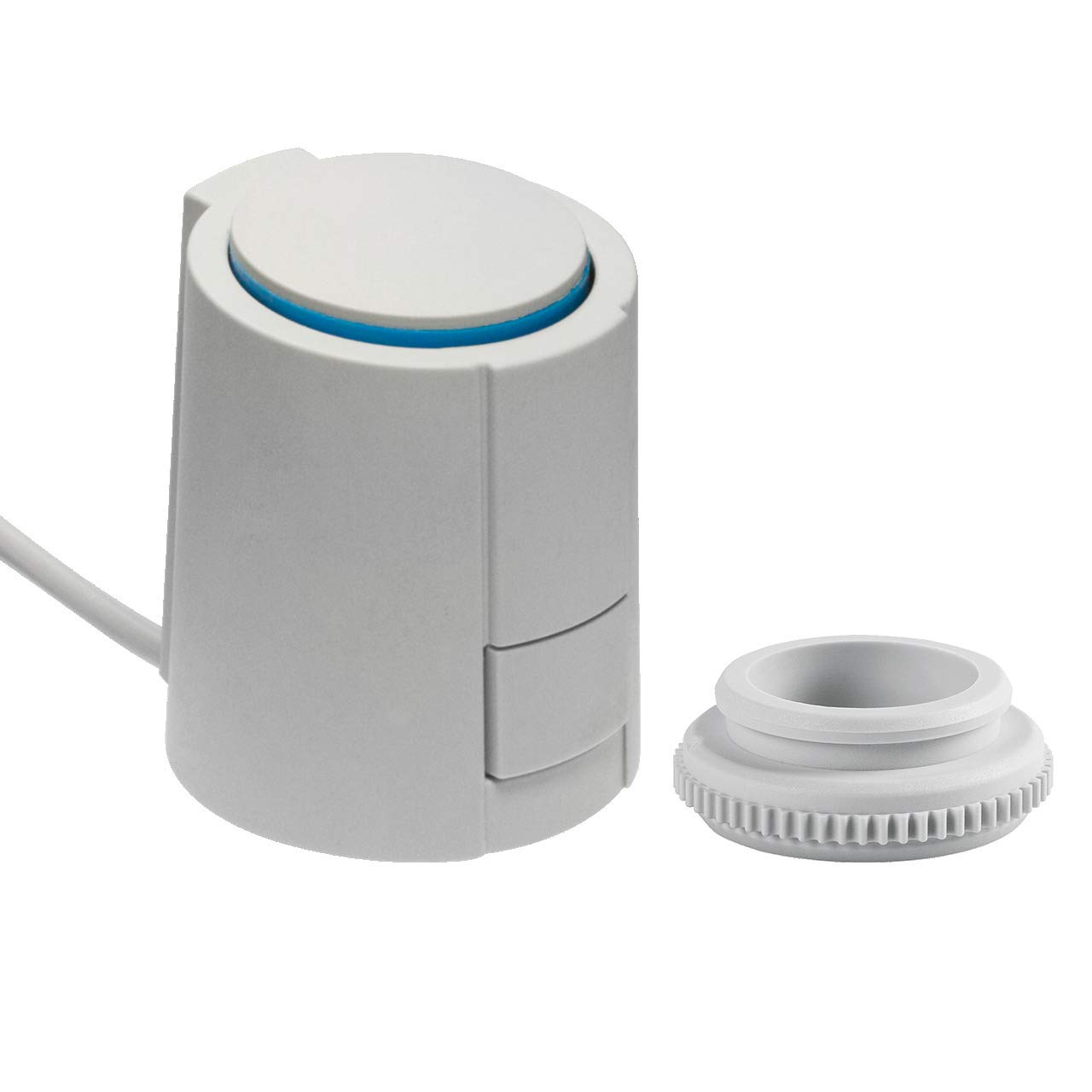 Möhlenhoff K11111 Actuator for Underfloor Heating 230 V, Type VA80 Suitable for Heimeier/Kermi/Roth/Herb/Thermoval and Others, Light Grey