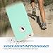ULAK iPhone 6 Case, iPhone 6S Case Black, Sugar Candy Series Slim Fit Silicone & Hard PC Dual Layer Anti-Slip Drop Protection Case for Apple iPhone 6 & 6S 4.7 Inch, Spring Green