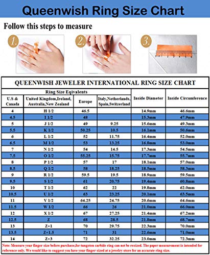 Queenwish 8mm Black Hammered Tungsten Wedding Band Engagement Wedding Rings for Women and Men with Galaxy Series Colorful Opal Inlay Promise Ring Gifts with Jewelry Box Size 6