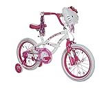 Hello Kitty Girls Bike with Light Up Case, White/pink, 16