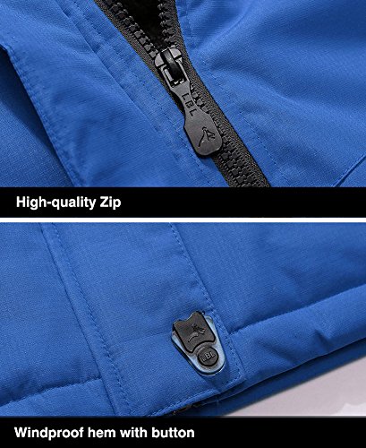 image for MAGCOMSEN Mountain Jackets for Men Fleece Climbing Snow Ski Jacket Win