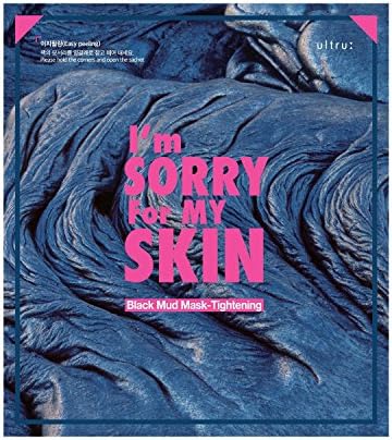 Ultru I'm Sorry For My Skin Black Mud Mask Pore Tightening 10EA SET