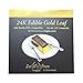 DeiAurum: 24K Edible Gold Leaf Sheets, Booklet, 3,3/8