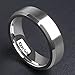 King Will Basic 7MM Titanium Ring Stainless Steel Brushed/Matte Comfort Fit Wedding Band for Men