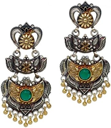 Bollywood Designer Oxidized Handmade Fashion Drop Earrings For Women / AZINOXE62-SGG