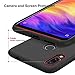 KuGi for Xiaomi Redmi Note 7 Case, Scratch Resistant & Anti Slip Grippy Soft TPU Case for Xiaomi Redmi Note 7 Phone (Black)