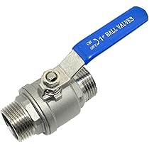 Vanne Boisseau Sphérique Acier Inox 316 - 2 Pouces NPT Femelle - 1000 WOG