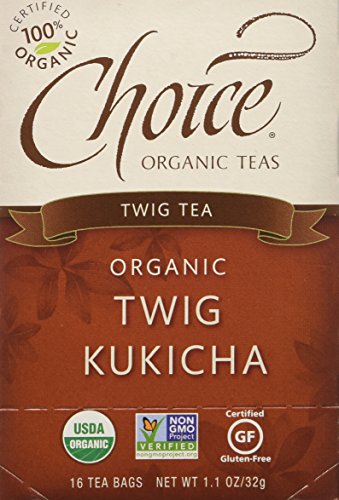 Choice Organic Twig Tea, 1.1 Ounces 16-Count Box (Pack of 6)