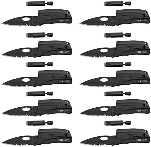 Tool Logic by SOG SLPB1 SL Pro 1 Multi-Function Flashlight Folding Knife,10-Pack