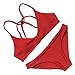 RUUHEE Cut out Vintage Pin up 2 Piece Bikini Swimsuit for Women (FBA Optional) (L(US Size 6-8), B652)