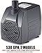 PonicsPumps by ZAHGO PP53016: 530 GPH Submersible Pump with 16' Cord - 45W… for Hydroponics, Aquaponics, Fountains, Ponds, Statuary, Aquariums & more.