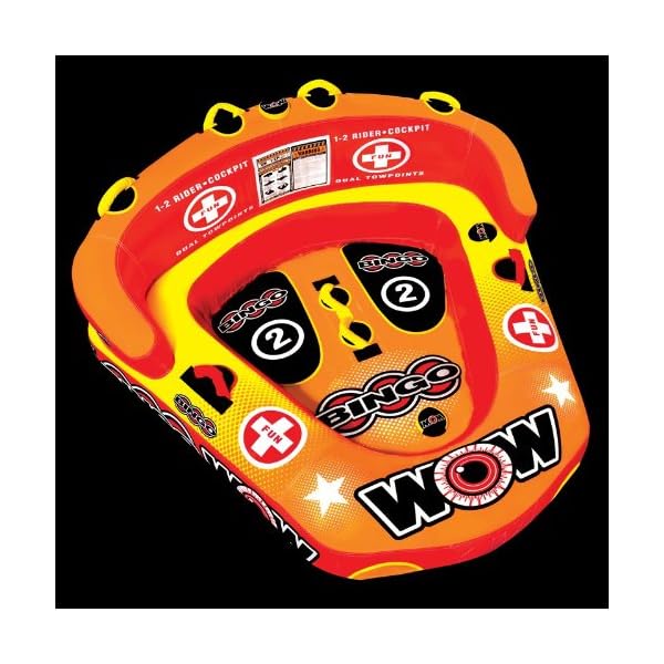 WOW-World-of-Watersports-Bingo-Inflatable-Secure-Cockpit-Seating-Towable-Front-and-Back-Tow-Points