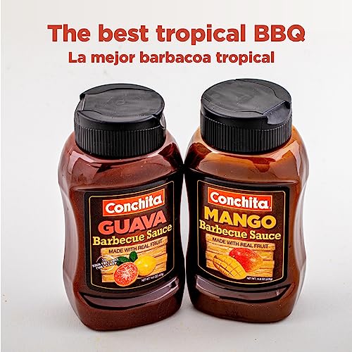 CONCHITA GUAVA BBQ SAUCE, 14 OZ – TASTE OF THE TROPICS – PERFECT FOR GRILLING, MARINATING, AND DIPPING (PACK OF 1)