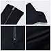 Zipper Compression Socks, Aniwon Open Toe Compression Socks Calf Leg Support Hose Stocking, Black, Large/X-large