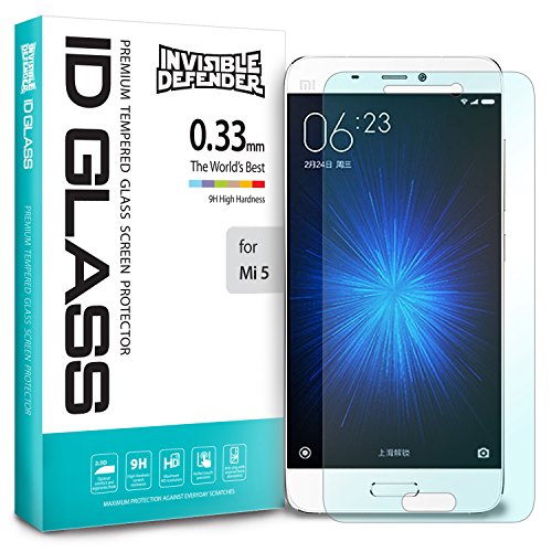 Xiaomi Mi 5 Screen Protector - Invisible Defender Glass [TEMPERED GLASS] HD Quality, Strong Clear Protection, Anti-Scratch Technology for Xiaomi Mi 5