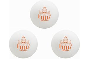 Fooz Headz Foosballs Professional Tournament Quality - Just Like The Pros Use, Official Regulation Size - Set of 3 Foosball Balls