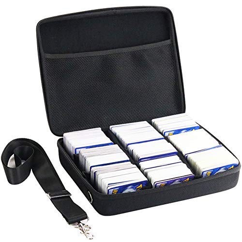Borya Extra Large Hard Game Cards Carrying Case for 2200 Cards. Fits for Pokemon Trading Cards, CAH Card Game and All Other Card Games. - Thumbnail 5