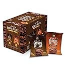 Brownie Brittle, Salted Caramel & Chocolate Chip Variety Pack, 1 Oz Bag (Pack of 20), The Unbelievably Delicious Chocolate Brownie Snack with Cookie Crunch