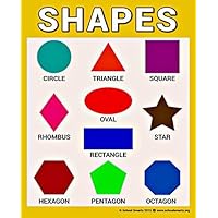 SHAPES Chart by School Smarts ● Fully Laminated, Durable Material Rolled and SEALED in Plastic Poster Sleeve for Protection. Discounts are in the special offers section of the page.