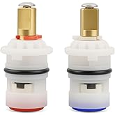 9608020 Ceramic Stem Disc Fit for Pfister 48/143/149, Replace 9608020 9608060, Bathroom Faucet Cartridge, Hot and Cold Cartri