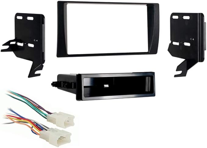 Amazon Com Compatible With Toyota Camry 2002 2003 2004 2005 2006 Multi Din Stereo Harness Radio Install Dash Kit Package Car Electronics