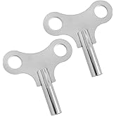 Dsjnf 2 Pcs Clock Winding Key Replacement Tool | Winding Tool for Antique Clocks and Grandfather Clocks