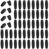 25 Sets Black Breakaway Clasps for Necklaces Plastic Breakaway Clasps Safety Breakaway Clasps Plastic Bead Barrel Connectors for Jewelry Making Findings Clasps