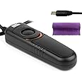 Pixel Wired Shutter Remote Control S2 Remote Shutter Release Cable for Sony Cameras, Replaces Sony RM-SPR1