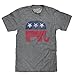 Republican Elephant T-Shirt | Grey | Poly Cotton Blend | Classic Look - Large,Heather Graphite