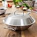 Fissler FISS-08483330000 Original Profi Wok with Long Handle and Domed Lid, 12