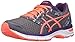 ASICS Women's Gel-Excite 4 Running Shoe, Shark/Flash Coral/Parachute Purple, 8 M US
