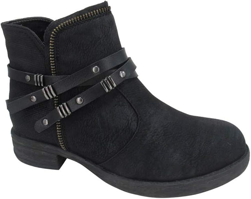Jellypop Reese Womens Ankle Boots Black Ankle & Bootie