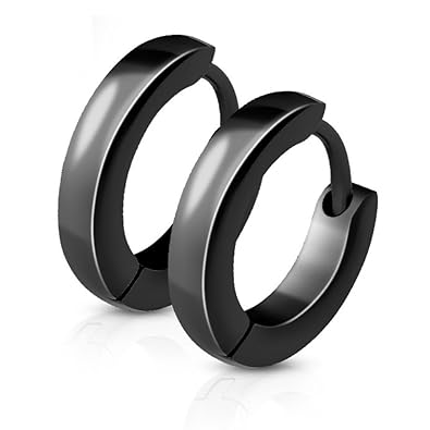 Schmale Creolen-Ohrringe von Bungsa® | Silber Gold Rosegold | Unisex