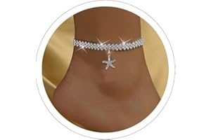 ONBRIG Anklet Bracelets for Women Dainty Anklets for Women Adjustable Summer Anklets Tennis AnkletJewelry