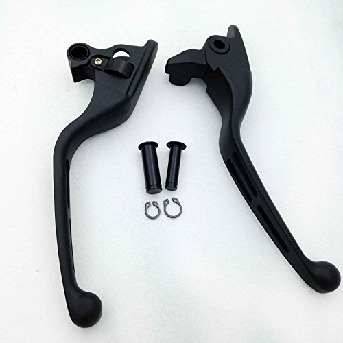 HK GROUP Motorcycle Parts Black Brake Clutch Hand Levers For Harley 2008-2013 Touring and Trike models 2014-later FLHR and FLHRC (DOES NOT fit models equipped with hydraulic clutch)